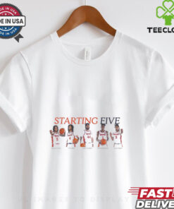 Syracuse Orange starting five line up vs Tennessee Xmas shirt