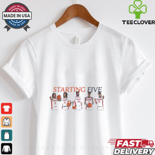 Syracuse Orange starting five line up vs Tennessee Xmas shirt