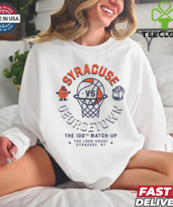Syracuse Orange vs. Georgetown Hoyas the 100th match up the loud house Syracuse NY shirt