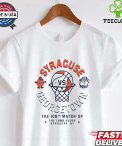 Syracuse Orange vs. Georgetown Hoyas the 100th match up the loud house Syracuse NY shirt