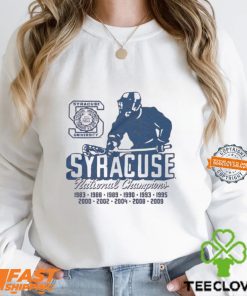 Syracuse University Vintage Lacrosse National Champions 1983 2009 Painting t hoodie, sweater, longsleeve, shirt v-neck, t-shirt