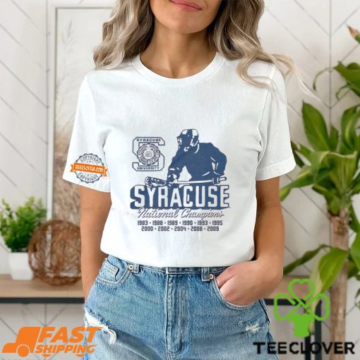 Syracuse University Vintage Lacrosse National Champions 1983 2009 Painting t hoodie, sweater, longsleeve, shirt v-neck, t-shirt