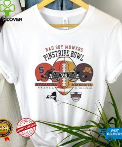 Syracuse orange vs Minnesota golden gophers bad boy mowers pinstripe bowl shirt