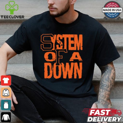 System Of A Down Sf Stacked Logo Shirt