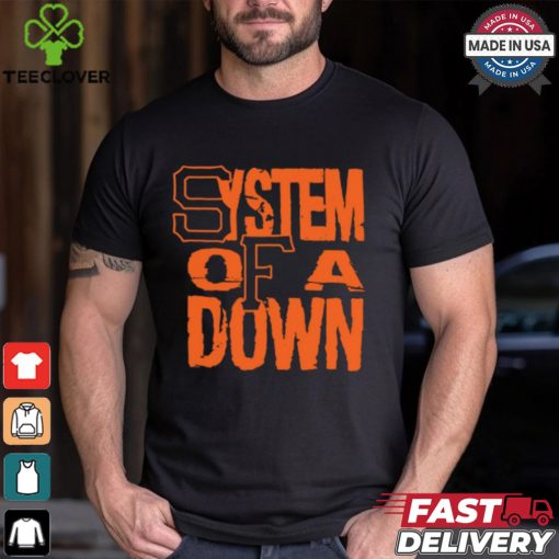 System Of A Down Sf Stacked Logo Shirt