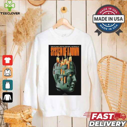 System Of A Down Sick New World Las Vegas April 27, 2024 Poster Shirt