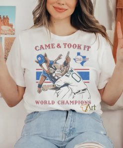 T Logo Players Name Texas Rangers World Series Champions 2023 Shirt