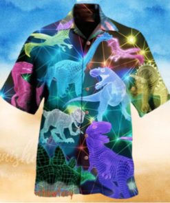 T rex Dinosaur Hawaiian Shirt Jurassic Park Hawaiian