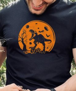 T rex Halloween Dinosaur Pumpkin Jackolantern Shirt