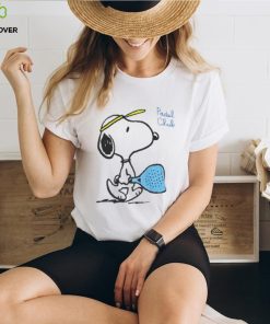 T hoodie, sweater, longsleeve, shirt v-neck, t-shirt mezza manica Snoopy Padel Club