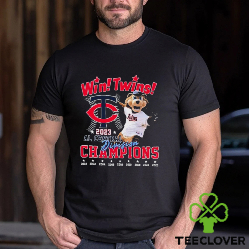 Official T.C. Bear Wins Minnesota Twins 2023 AL Central Division Champions  Shirt, hoodie, sweater and long sleeve