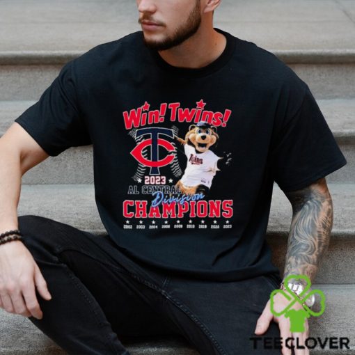 Official T.C. Bear Wins Minnesota Twins 2023 AL Central Division Champions  Shirt, hoodie, sweater and long sleeve