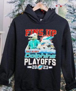 T.D. mascot Fins up Miami Dolphins Playoffs 2023 shirt