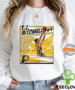 T.J. McConnell Indiana Pacers Comic Basketball shirt