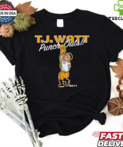 T.J. Watt Punch Outs Pittsburgh Steelers NFL t shirt