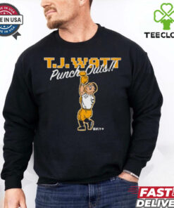 T.J. Watt Punch Outs Pittsburgh Steelers NFL t hoodie, sweater, longsleeve, shirt v-neck, t-shirt