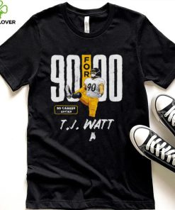 T.J. Watt number 90 Pittsburgh Steelers football player 90 for 90 pose hoodie, sweater, longsleeve, shirt v-neck, t-shirt