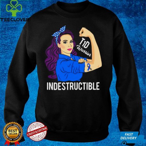 T1D Warrior Indestructible Type 1 Diabetes Awareness Shirt