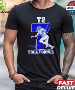 T2 number 7 Trea Turner Philadelphia Phillies signature shirt