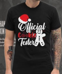 Official Cookie tester gingerbread Christmas T Shirt 3 Official Cookie tester gingerbread Christmas T Shirt