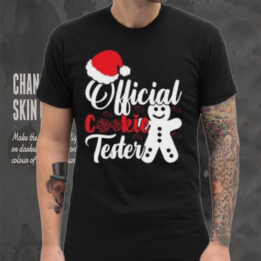 Official Cookie tester gingerbread Christmas T Shirt Official Cookie tester gingerbread Christmas T Shirt