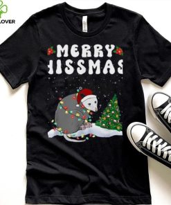 Merry Hissmas Opposum Christmas Santa Hat Funny Xmas Unisex Shirt