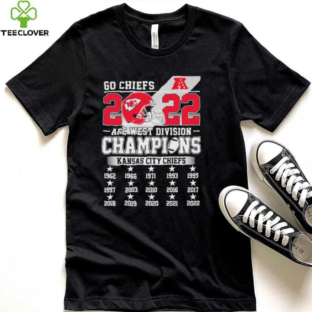 Kansas City Chiefs Go Chiefs 2022 Afc West Division Champions T-shirt -  Ibworm