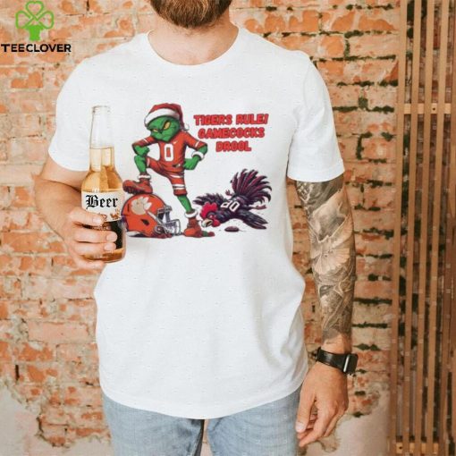 Santa Hat Grinch Tigers Rule Gamecocks Drool Shirt