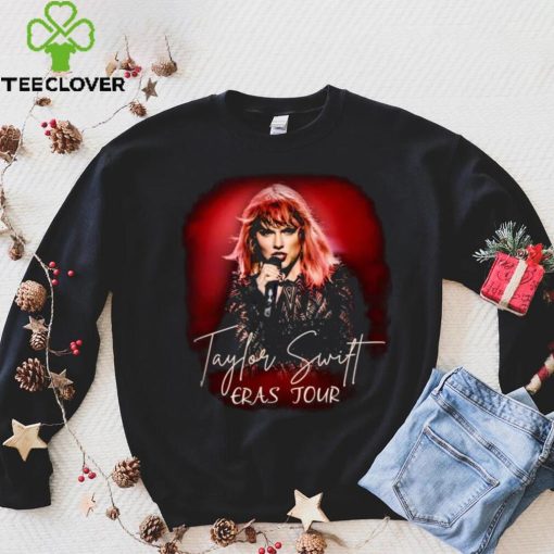 TAYLOR SWIFT Noir Eras Concert 2024 Rogue Mic T Shirt