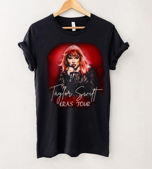 TAYLOR SWIFT Noir Eras Concert 2024 Rogue Mic T Shirt