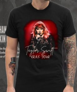 TAYLOR SWIFT Noir Eras Concert 2024 Rogue Mic T Shirt