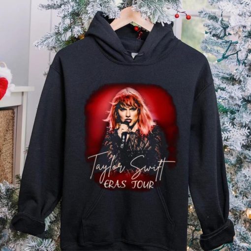 TAYLOR SWIFT Noir Eras Concert 2024 Rogue Mic T Shirt