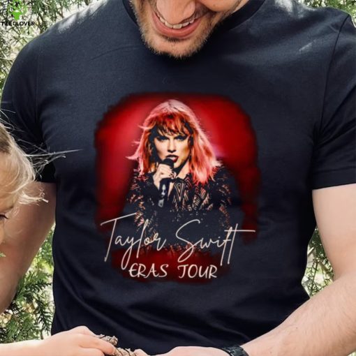 TAYLOR SWIFT Noir Eras Concert 2024 Rogue Mic T Shirt