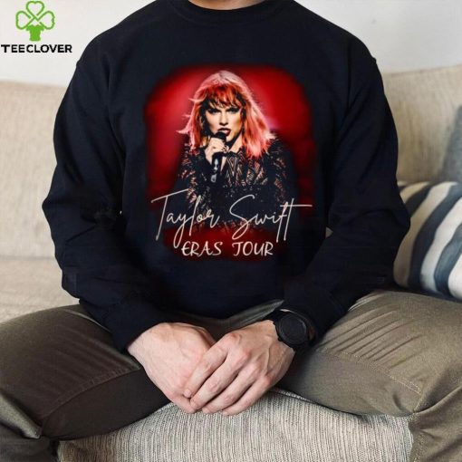 TAYLOR SWIFT Noir Eras Concert 2024 Rogue Mic T Shirt