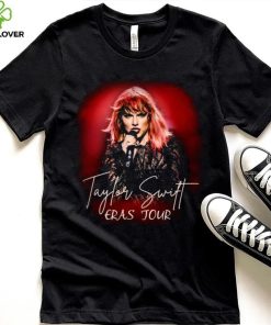 TAYLOR SWIFT Noir Eras Concert 2024 Rogue Mic T Shirt