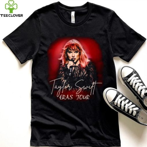 TAYLOR SWIFT Noir Eras Concert 2024 Rogue Mic T Shirt