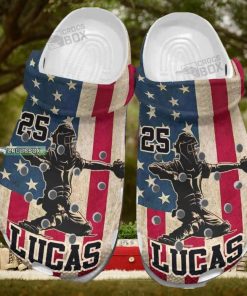 4Th Of July Usa Flag Baseball Crocs