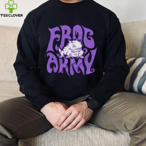 TCU Frog Army shirt
