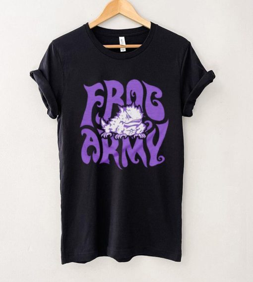 TCU Frog Army shirt