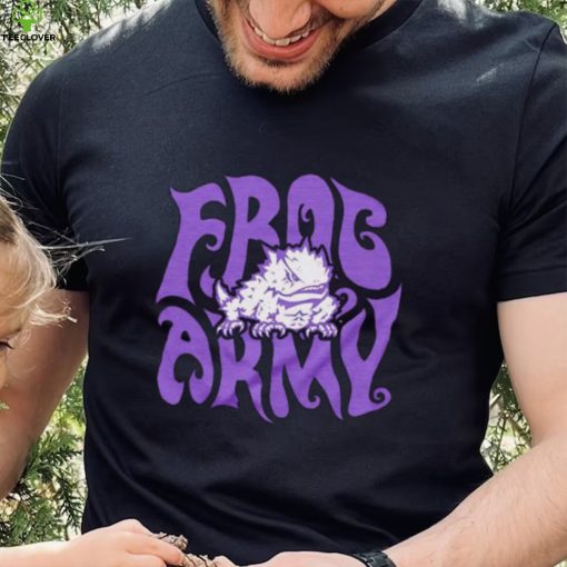 TCU Frog Army shirt