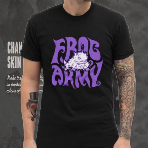 TCU Frog Army shirt