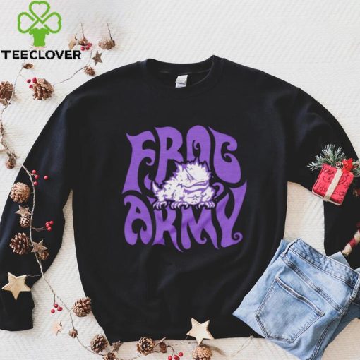 TCU Frog Army shirt