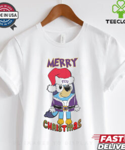 TCU Horned Frogs Bluey Merry Christmas 2024 Shirt