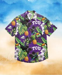 TCU Horned Frogs Floral Hawaiian Shirt