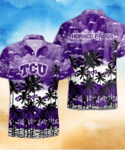 TCU Horned Frogs Palms Tree Hawaiian Shirt