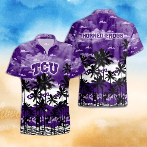 TCU Horned Frogs Palms Tree Hawaiian Shirt