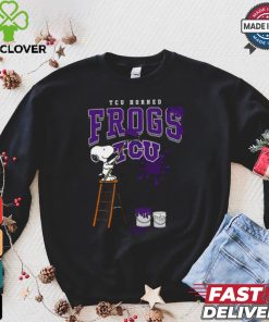 TCU Horned Frogs Snoopy Painting Shirt