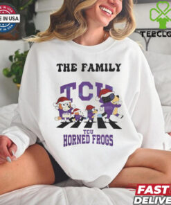 TCU Horned Frogs X Family Bluey Merry Christmas 2024 Shirt
