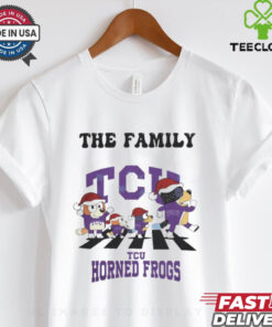 TCU Horned Frogs X Family Bluey Merry Christmas 2024 Shirt