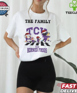 TCU Horned Frogs X Family Bluey Merry Christmas 2024 Shirt